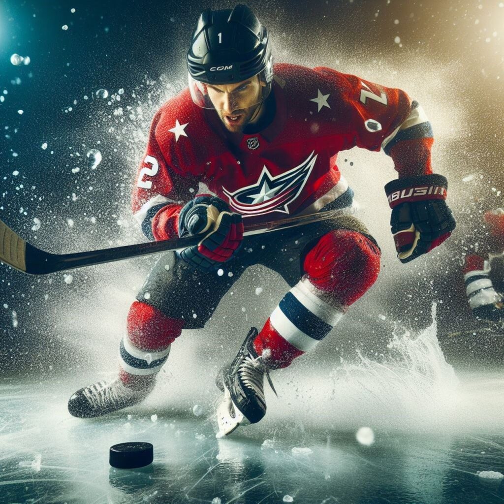 ai generated, athlete, ice hockey