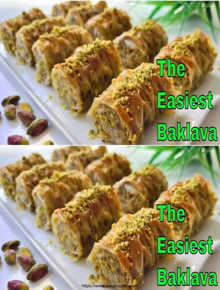 Hier ist Baklavas ULTRA FACILE Rezept, das Sie in nur wenigen Minuten machen können!