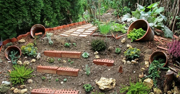 Kreative DIY-Ideen mit Ziegeln für deinen Garten