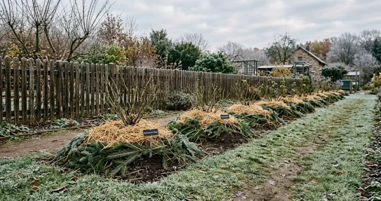 Rosen winterfest machen: Veredelungsstelle schützen und Frostschäden vermeiden