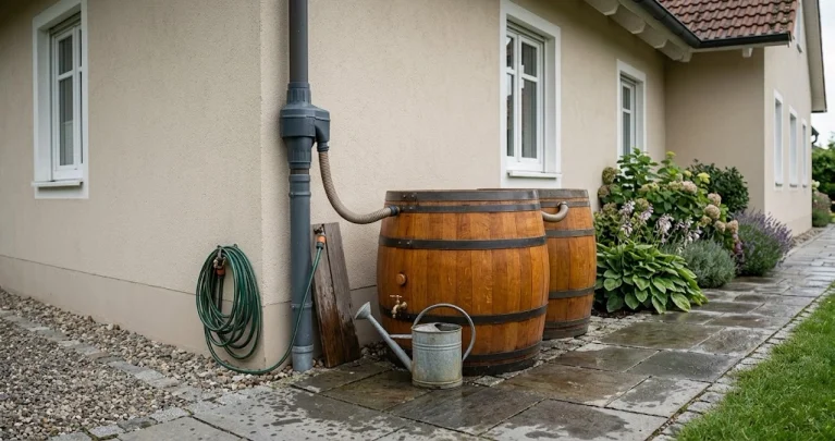 Regenwasser im Garten sammeln: Regentonnen richtig verbinden und nutzen