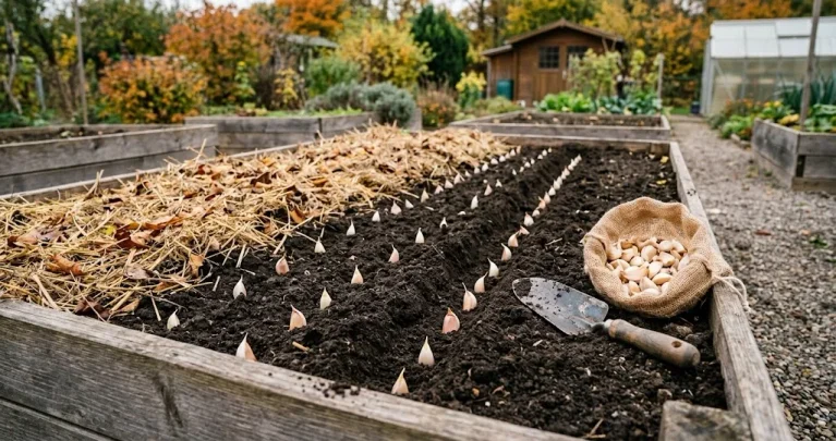 Knoblauch pflanzen im Herbst: Zeitpunkt, Tiefe und die größten Fehler