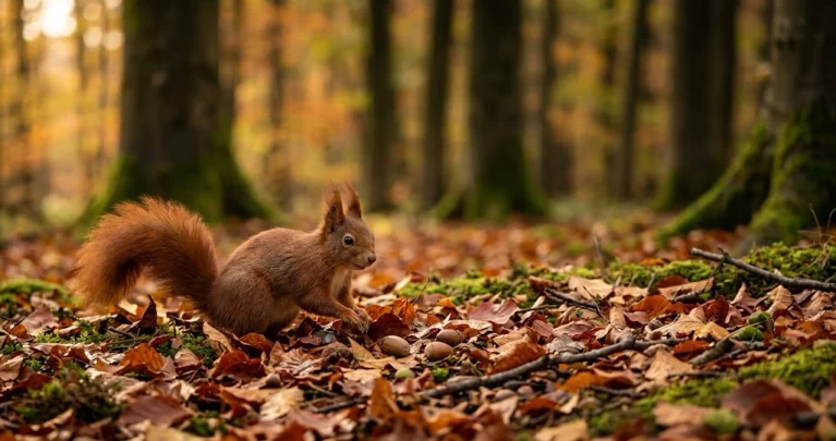 Eichhörnchen im Herbst: Vorratsverstecke, Winterverhalten und Hilfe im Garten