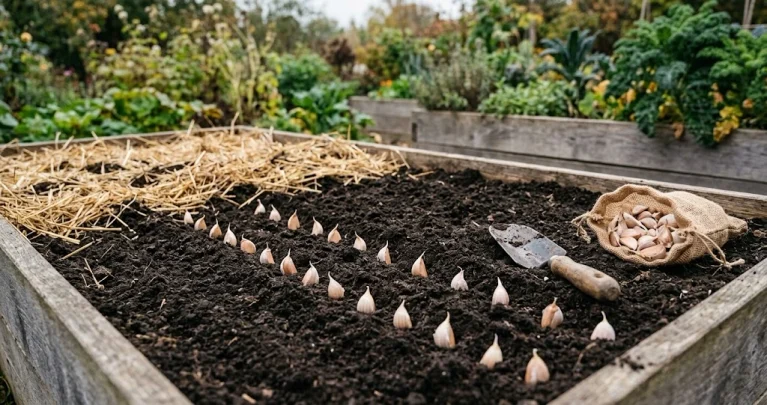 Knoblauch pflanzen im Herbst: Zeitpunkt, Tiefe und die größten Fehler