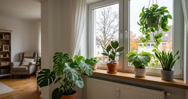 Zimmerpflanzen im Herbst und Winter: Licht, Gießen und Heizungsluft richtig im Griff
