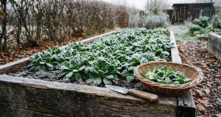 Wintergemüse säen: Feldsalat, Spinat und Asia-Salate für die Ernte in der kalten Jahreszeit
