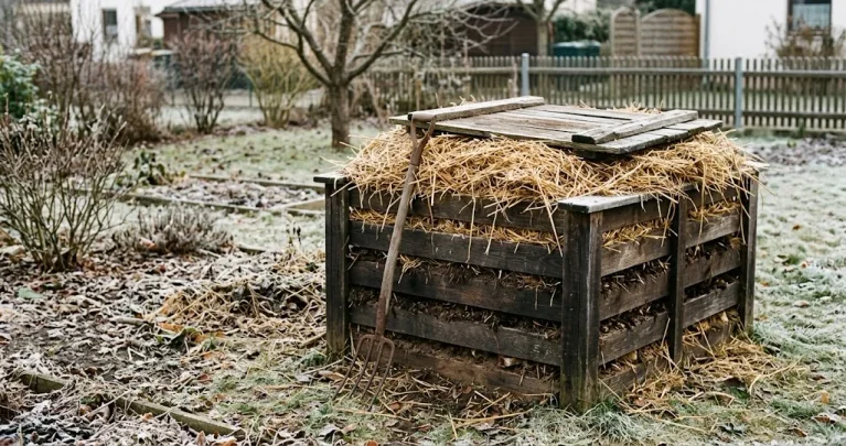 Kompost im Winter pflegen: So bleibt die Rotte auch bei Frost aktiv