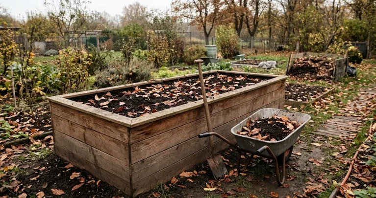 Hochbeet im Herbst befüllen und auffrischen: Schichten, Setzung und Nachfüllen