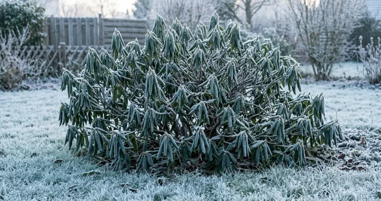 Rhododendron im Winter: Warum sich die Blätter einrollen und wann man helfen muss