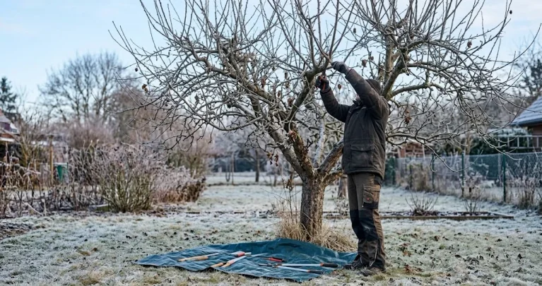 Obstbäume und Laubbäume im Winter schneiden: Welche Arten wann vertragen