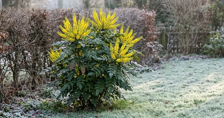 Mahonie im Garten: Winterblüte für Insekten, Beeren für Vögel und was man beachten sollte