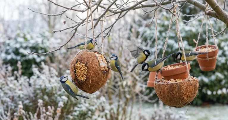 Meisenknödel selber machen: Vogelfutter ohne Plastiknetz richtig herstellen