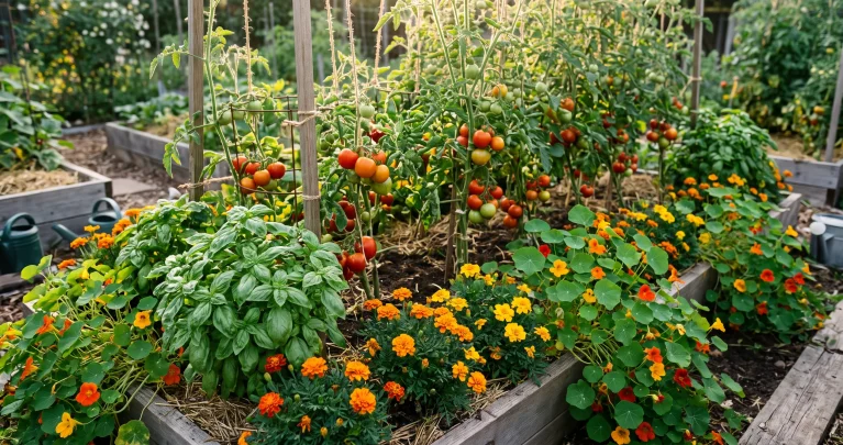 Tomaten-Nachbarn im Beet: 8 Partner und was sie wirklich bringen