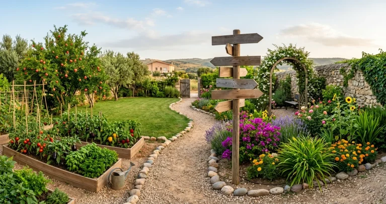 Gartenzonen planen: Fünf Bereiche, fünf Aufgaben