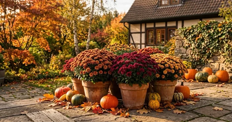 Chrysanthemen im Herbst: Pflege, Frosthärte und Überwinterung